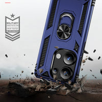 Military Shockproof Case with Ring Kickstand for Xiaomi Redmi Note 13 Series