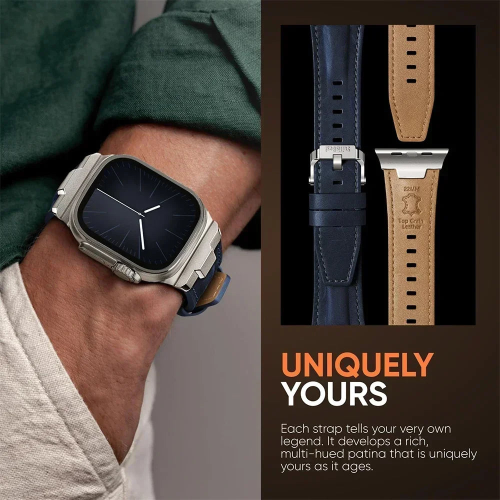 Premium Leather Band for Apple Watch