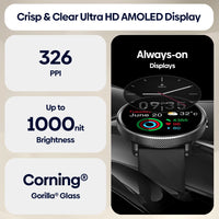 Zeblaze GTR 3 Pro 1.43'' AMOLED Display Smartwatch with Voice Calling