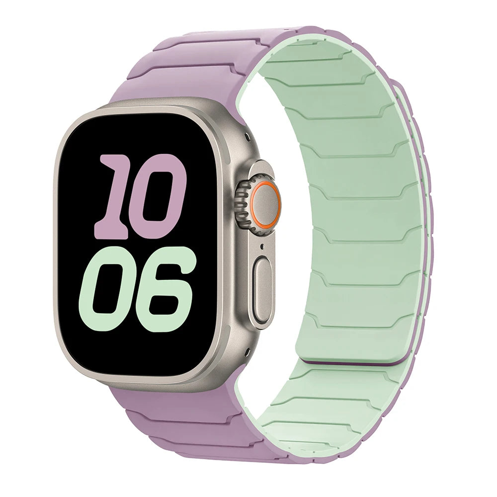 Flexible Silicone Magnetic Strap for Apple Watch