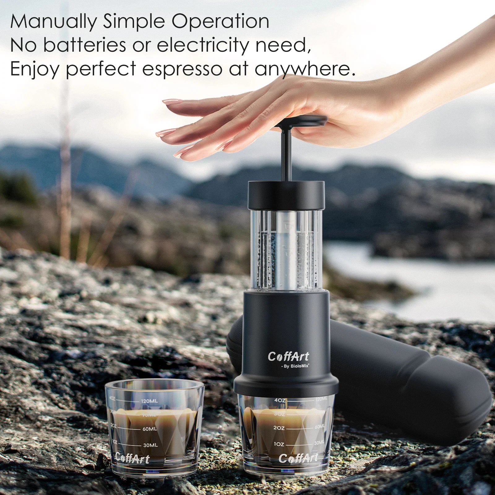 BioloMix Hand Press Espresso Maker