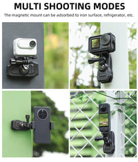 Backpack Clip Holder with Magnetic Mount for Action Cameras