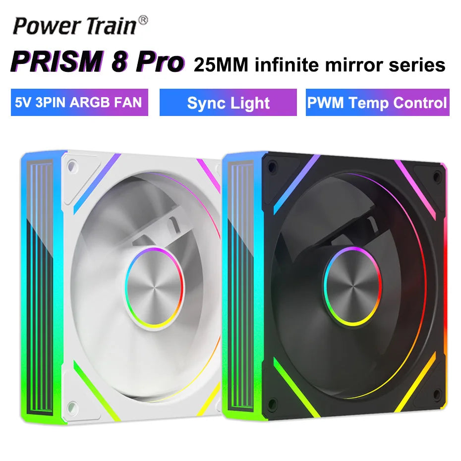 Power Train PRISM 8 Pro 120mm ARGB Case Fan