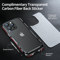 Aluminum Alloy Metal Frame Shockproof Case for iPhone 15 Series