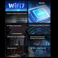 COMFAST BE200MAX WiFi 7 Network Card – Lightning-Fast Speeds for Uninterrupted Connectivity