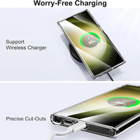 Slim Clear Anti-Yellowing Magnetic Shockproof Case for Samsung Galaxy S25 Series