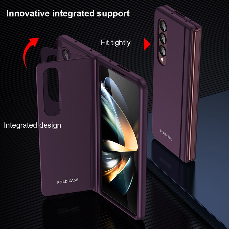 Comprehensive Magnetic Stand Bracket Case for Samsung Galaxy Z Fold 4 5G