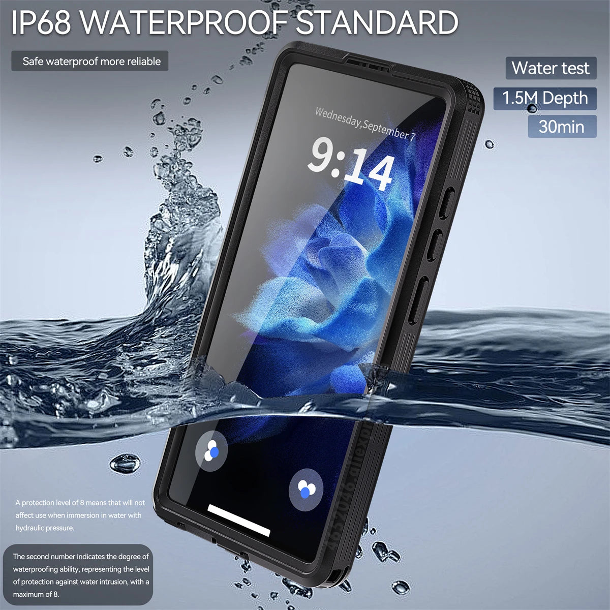 IP68 Waterproof Full Body 360 Protection Magnetic Case for Samsung Galaxy S25 Series