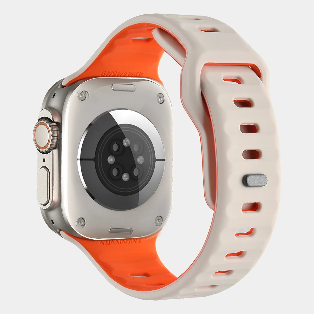 Premium Two-Tone Silicone Strap for Apple Watch