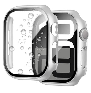 Tempered Glass Screen Protector + PC Bumper Case for Apple Watch