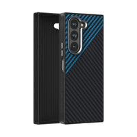 Samsung Galaxy Z Fold 6 Carbon Fiber Leather Magnetic Case