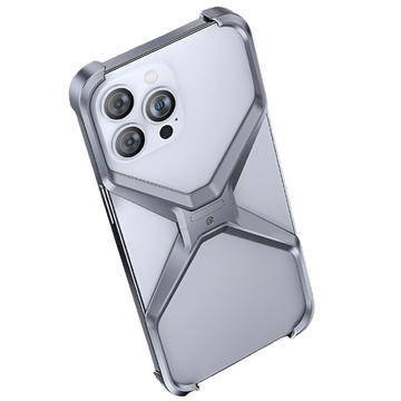 Luxury Shockproof Aluminum Alloy Phone Case for iPhone 15 Series