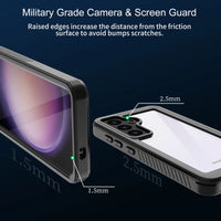 360° Fully Sealed Waterproof Phone Case with Lens Camera Protection for Samsung Galaxy S24 Series