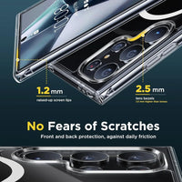 Clear Magnetic Phone Case for Samsung Galaxy S24 Series