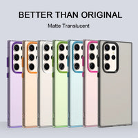 Matte Translucent TPU Silicone Case for Samsung Galaxy S25 Series