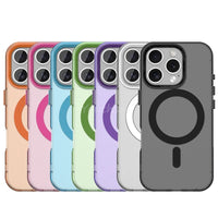 Slim Frosted Silicone MagSafe Case for iPhone 16 Series