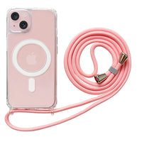 Crossbody Lanyard Shockproof Magnetic MagSafe Case for iPhone 15 Series