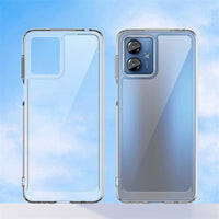 Luxury Transparent Silicone Clear Bumper Case for Motorola Moto G14