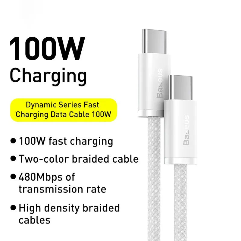 Baseus 100W USB-C to USB Type-C Cable