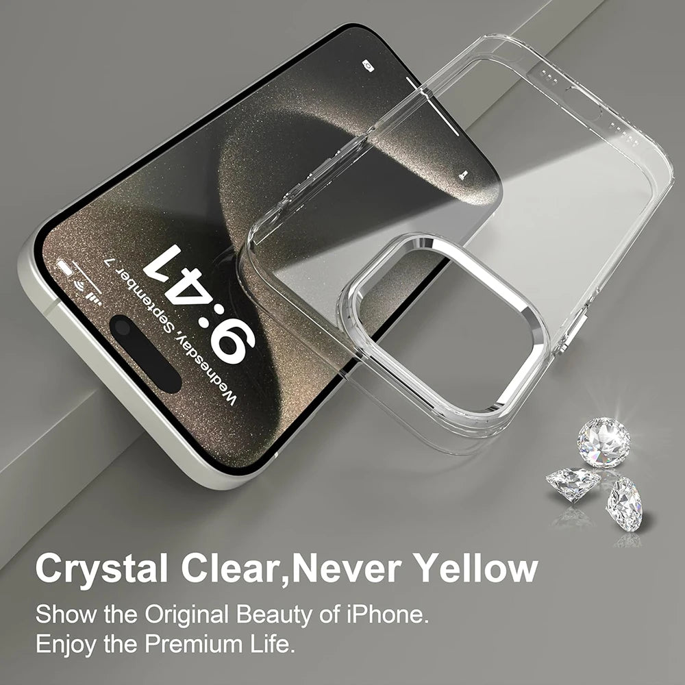 Luxury Plating Camera Protection Silicone Case for iPhone 16 Series