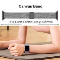 Woven Canvas Nylon Wristband for Apple Watch