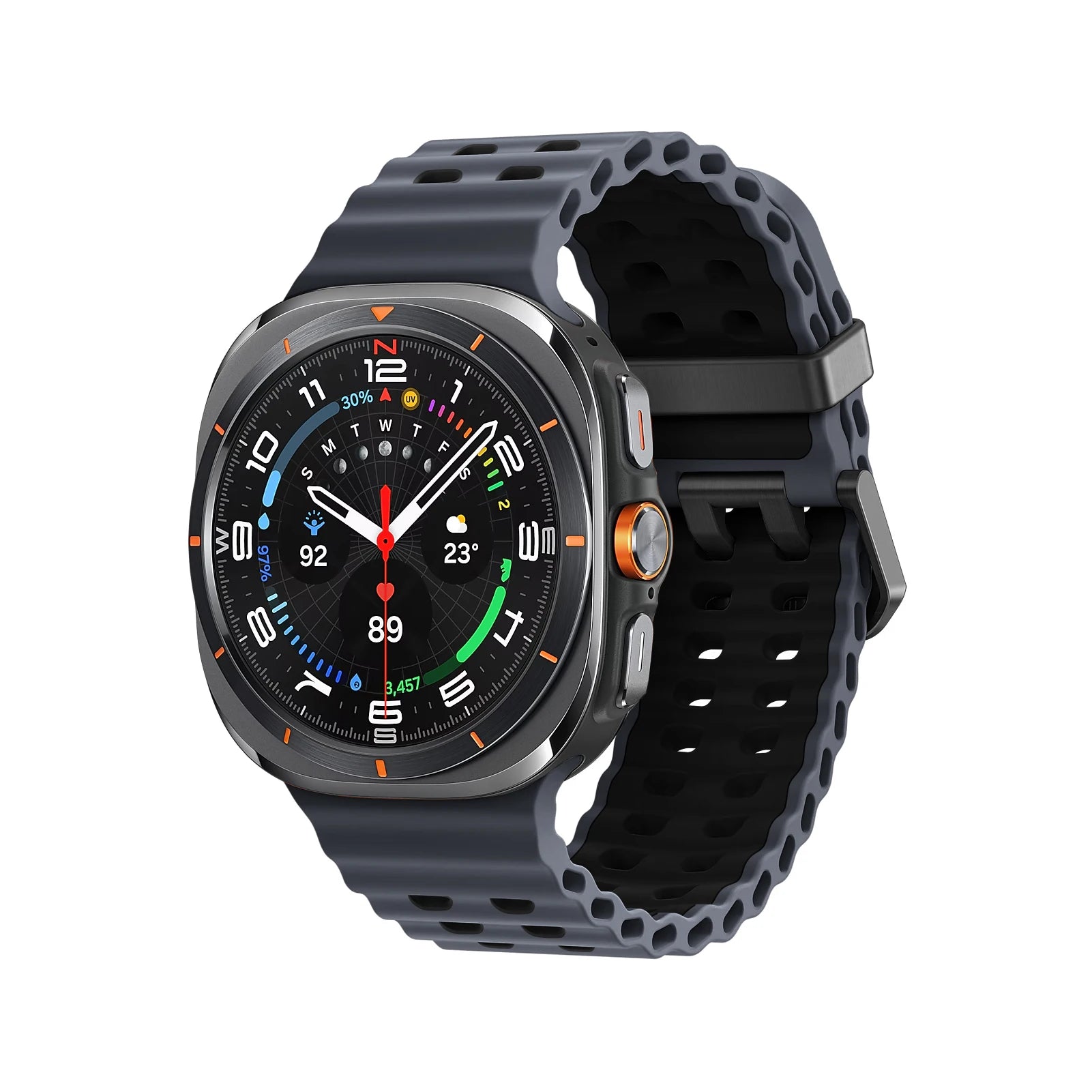 Two-Color Marine Silicone Band for Samsung Galaxy Watch Ultra