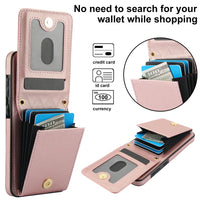 Crossbody Lanyard Leather Wallet Case for Samsung Galaxy S23 Series