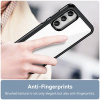 Colorful Soft Edge Silicone Transparent Bumper Case for Samsung Galaxy S23 FE