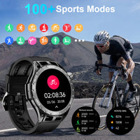 MELANDA 1.43" AMOLED Screen HD Bluetooth Call Smart Watch