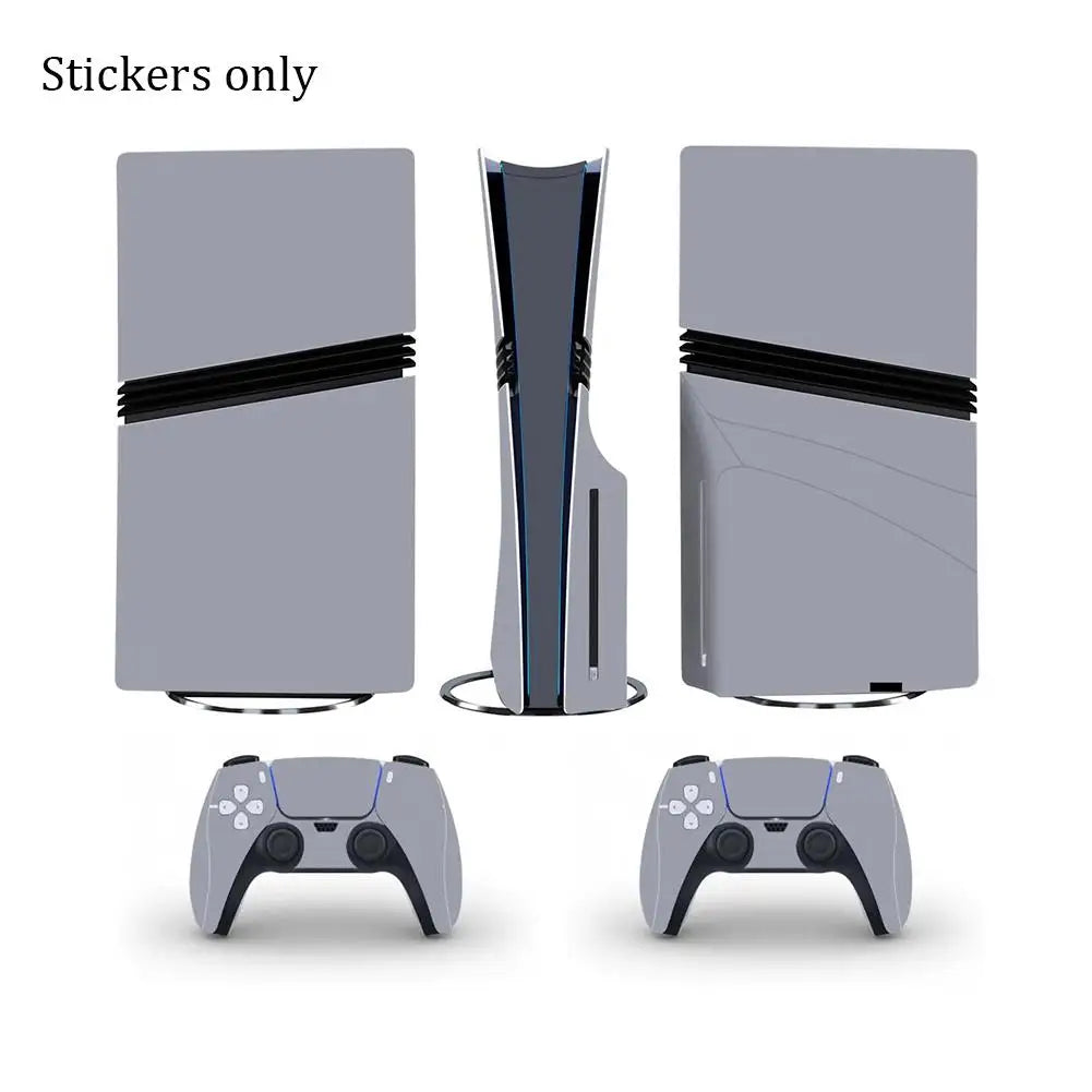 Environmentally Friendly Gray Sticker for PlayStation 5 Pro Console