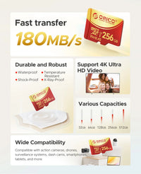 ORICO MicroSDXC U3 Memory Card