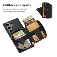 Crossbody Leather Wallet Case for Samsung Galaxy S24 Series