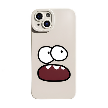 Soft Silicone Cartoon Three Buckteeth Expression iPhone 15 Series