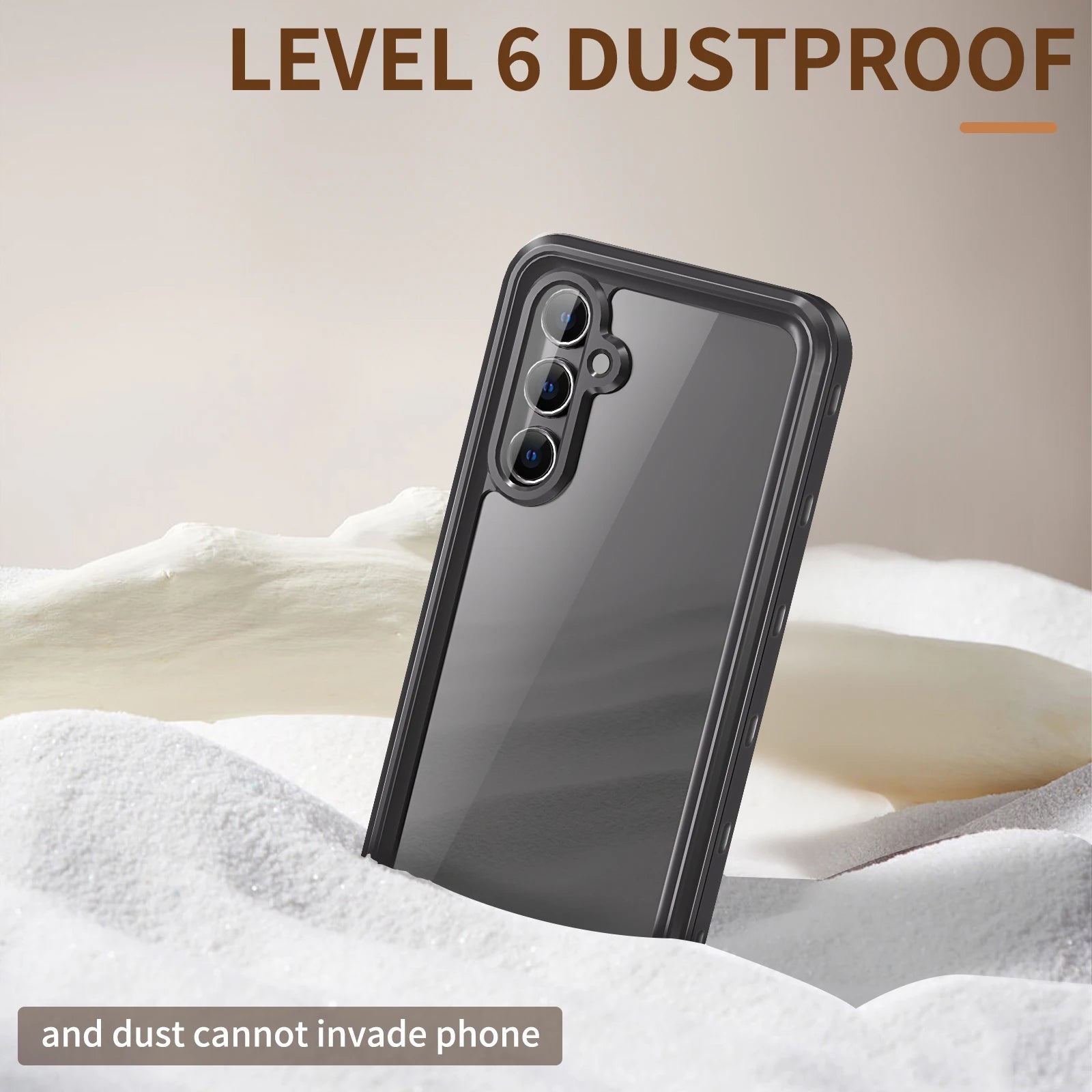 Waterproof Clear Dustproof Shockproof 360 Full Cover Case for Samsung Galaxy A35