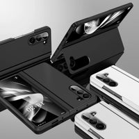 Shockproof Anti-Falling Black Phone Case with Kickstand for Samsung Galaxy Z Fold 5