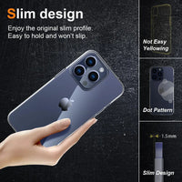 Transparent Ultra-Thin Soft Silicone Case for iPhone 14 Series