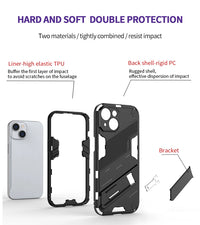 Armor Shockproof Stand Case for iPhone 15 Series