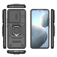 Sliding Window Armor Shockproof Phone Case for Xiaomi Redmi K70 Series