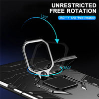 PC Protective Bumper Case with Finger Ring Stand Holder for Vivo V30