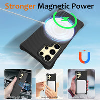 Silicone Magnetic Phone Case for Samsung Galaxy S25 Series