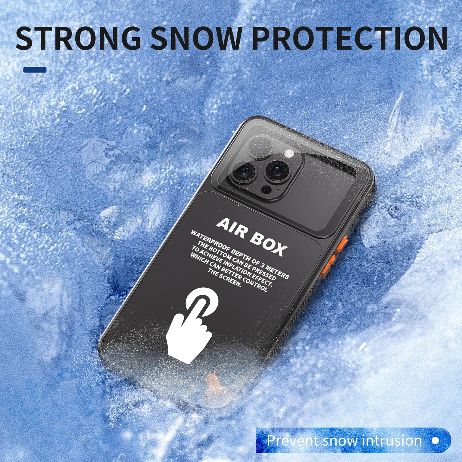 Waterproof Air Box Phone Case for iPhone 15 Series
