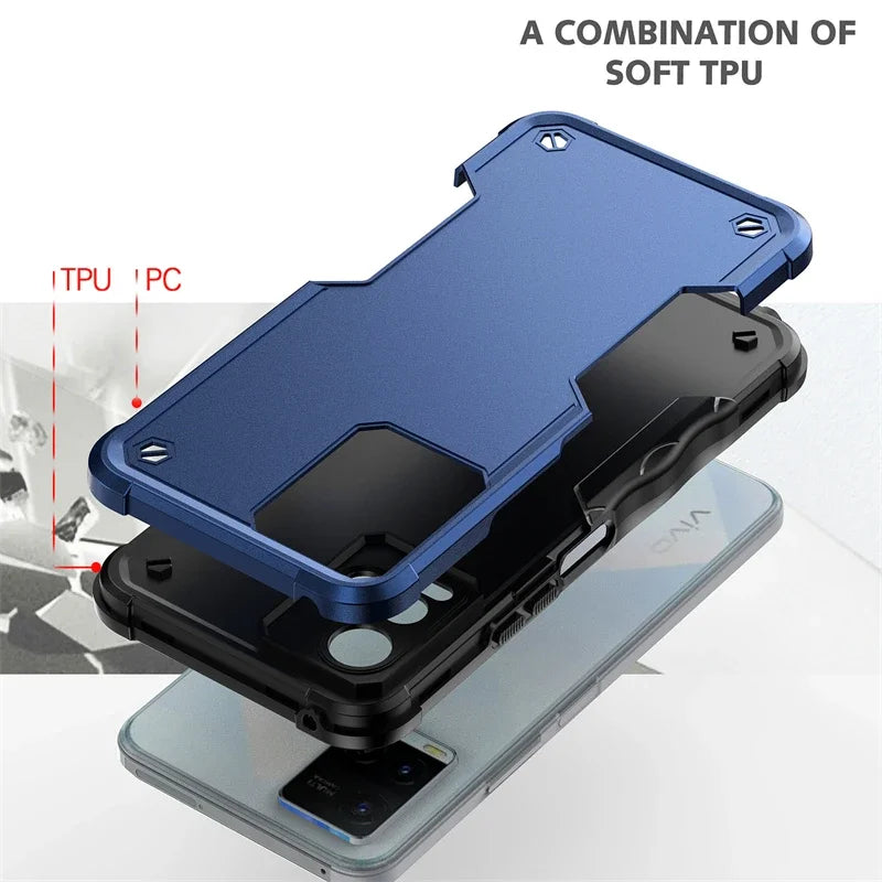 Armor Shockproof Phone Case for VIVO Y21 Series