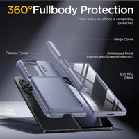 Shockproof Full Cover Wallet Case for Samsung Galaxy Z Fold 5