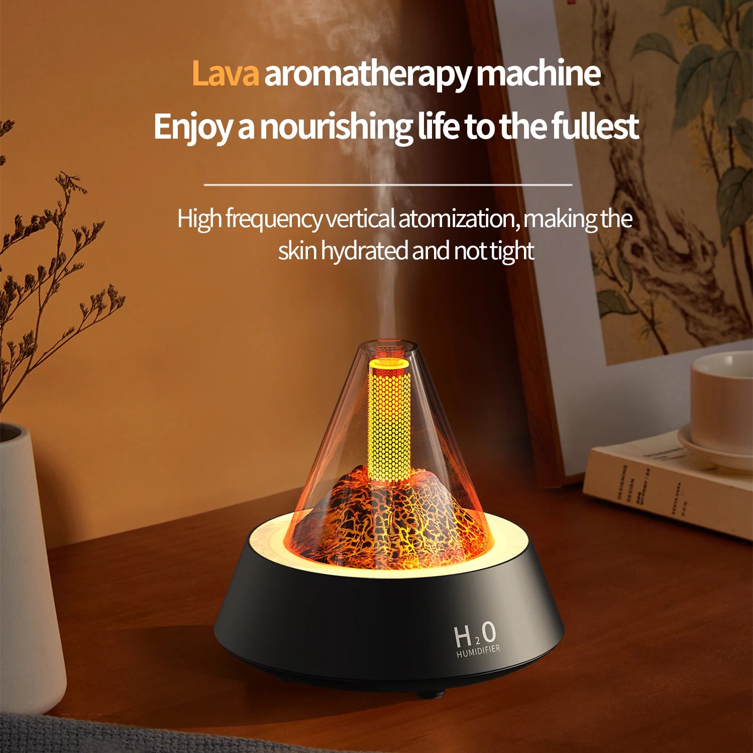 Lava Candlelight USB Ultrasonic Air Humidifier