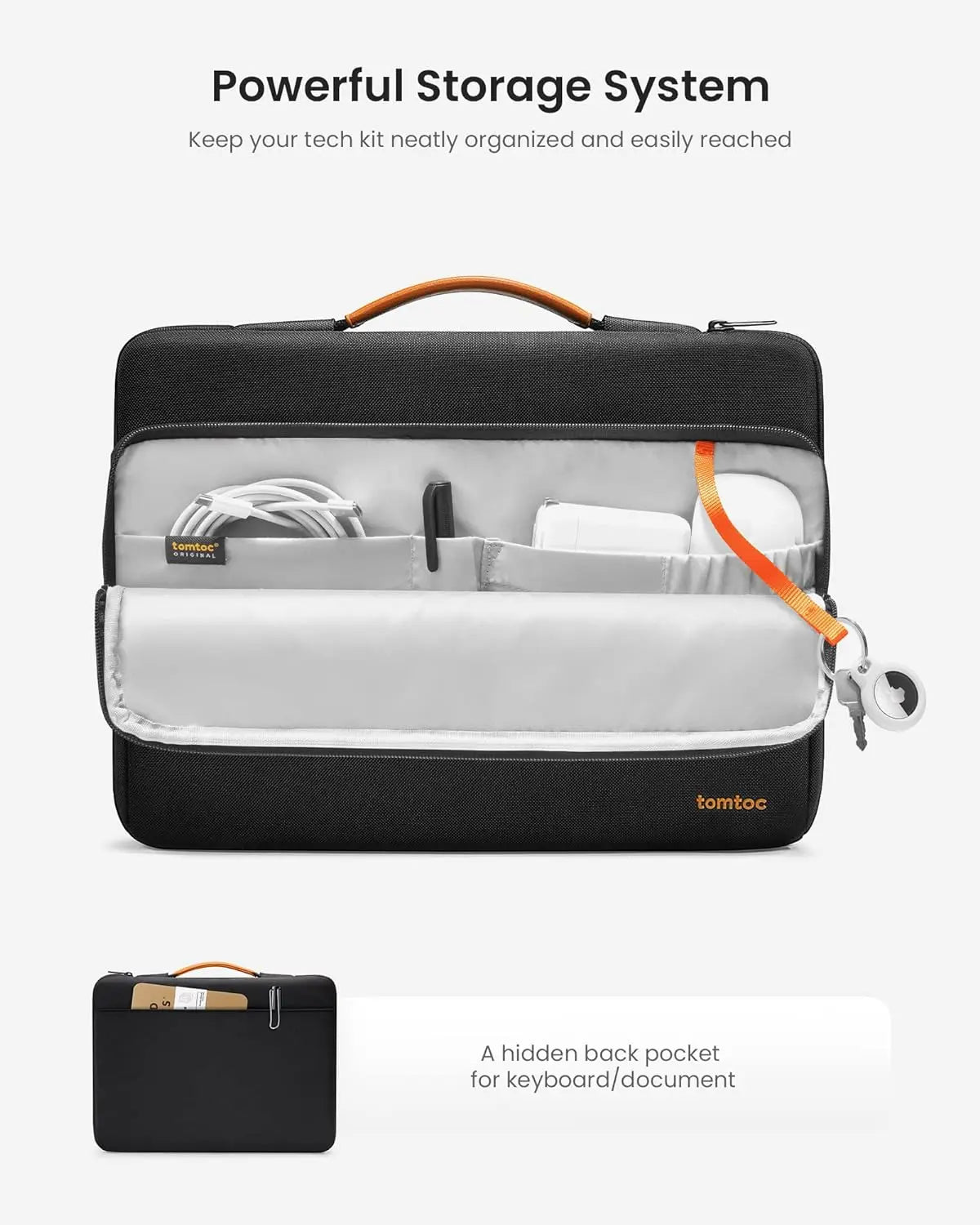 Water-Resistant 16-Inch Laptop Carrying Case with Accessory Pocket