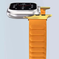 Premium Silicone Strap with Magnetic Buckle for Apple Watch