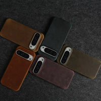 Premium Genuine Leather Shockproof Case for Google Pixel 9 Series