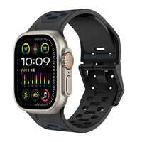 Breathable Two-Color Replacement Strap for Apple Watch