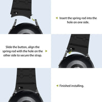 No Gaps Silicone Magnetic Strap for Samsung Galaxy Watch 7