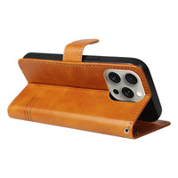 Flip Leather Card Slot Wallet Case for iPhone 15 Series